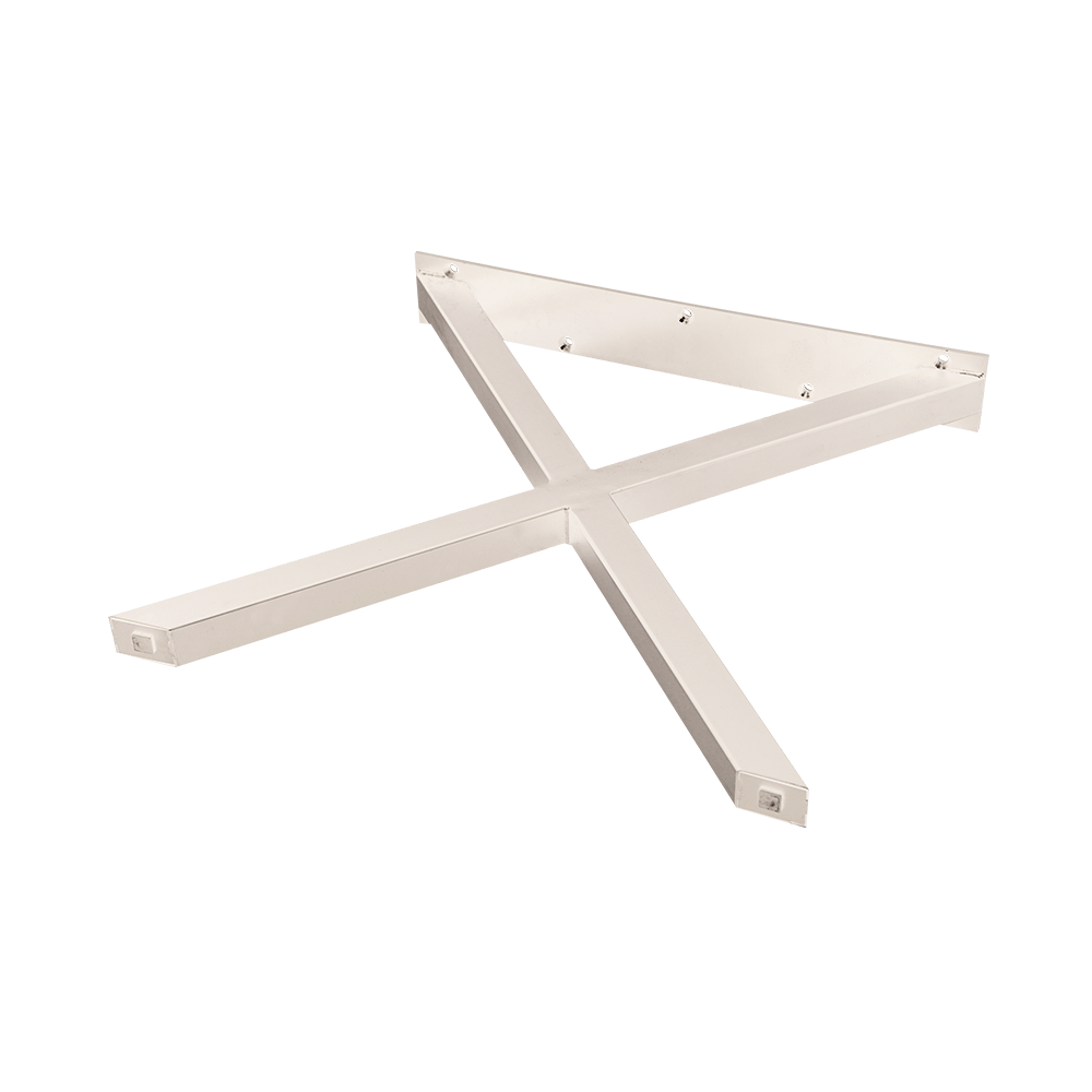 Tischuntergestell X-Form, weiß