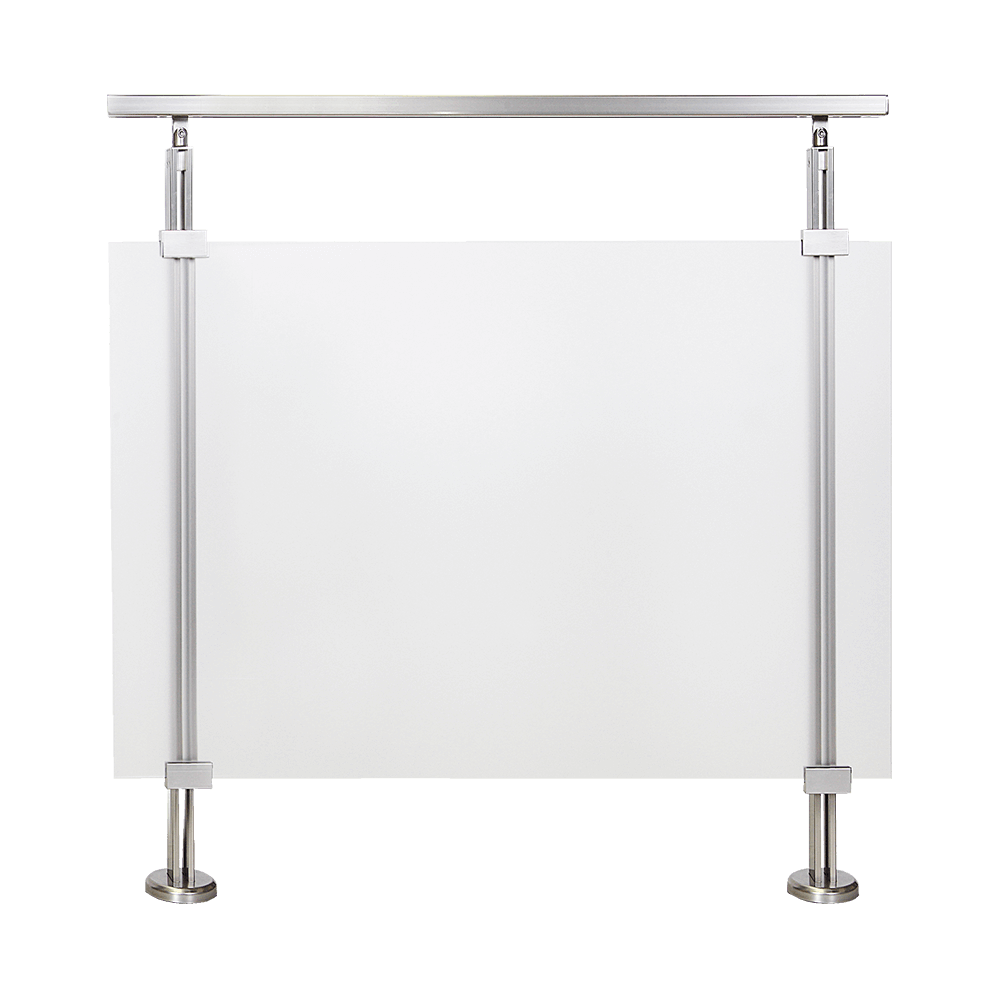 Laufmeter, Acrylglas Aluminium, klar